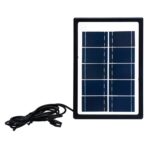 Solar Panel 6V-3W Solar Charge Battery Cable 5V USB Output Charging Mobile & Cameras