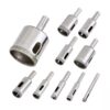 10 PCS 6-30mm Hollow Core Drill Bit Set for Ceramic, Glass, Porcelain Tile Diamond Hole Saw