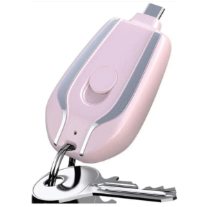 Shreyansh Mini Power Emergency Pod - Portable 1500 mAh Keychain Charger With Overcharging Protection, Multicolour (Pack of 1)