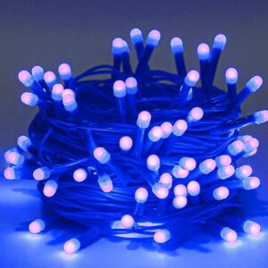 BDAE 40 LED Power Pixel Serial String/Fairy Light | Plug Sourced | Suitable for Home & Outdoor Decoration, Diwali, Christmas, Wedding, Party, Festival (Pack of 1, Blue)